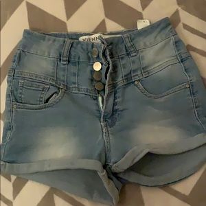 Height waisted shorts